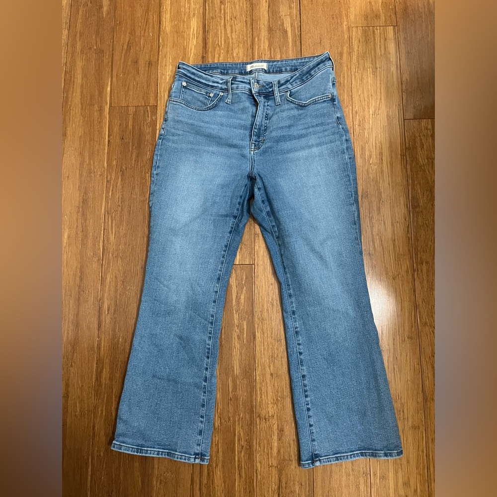 Madewell Light Blue Kick-Out Flare Jeans
